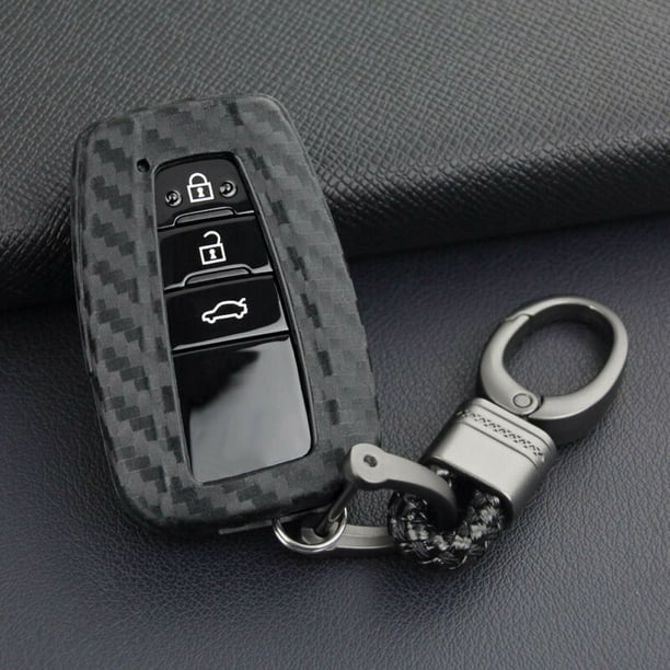 Car Key Fob Chain With Keyring Fits For Toyota Camry CHR RAV4 Cover Case Durable Car Key Fob Chain With Keyring Fits For Toyota Camry CHR RAV4 Cover Case Durable
